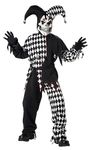 Kids Dark Jester Costume Large (10-12)