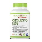 Healthology CHOLESTO-LESS | Cholesterol Supplement | Lowers LDL with Beta-Sitosterol (Plant Sterol Ester), Red Yeast Rice, Ubiquinol (Active CoQ10) | Supports Healthy Heart and Cardiovascular Function