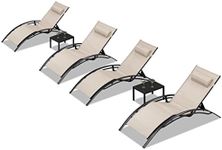 PURPLE LEAF Patio Oversized Chaise 