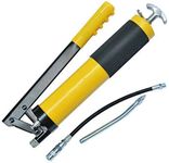 Jecrina Super Value Lever Grease Gun with Aluminum Die Cast Head Heavy Duty Professional Lever Handle Grease Gun Mini Lever Pistol Grip Grease Gun (Yellow, 1 kg)