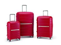 Samsonite 88386-1726 Freefomr 3 Piece Nested Luggage Set, Red, Checked – Large