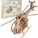 WOODEN.CITY Model Helicopter 3D Woo