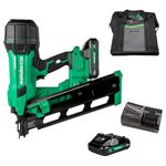 Metabo HPT Cordless Framing Nailer, 18V - 4.0 Ah, MultiVolt™, 21 Degree, 3-1/2-Inch Plastic Strip Nails, NR1890DRA