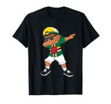 Dabbing Boy Dominicans Dominica Flag Kids Dab Dance T-Shirt