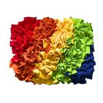 For the love of Dog Sniffer Mat - Snuffle Mat for Mental Stimulation & Slow Feeding for All Dogs (Colours of Summer)