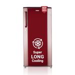 Haier 165 L, 1 Star, Direct-Cool Single Door Refrigerator (HED-171RS-P, Red Mono, 2024 Model)