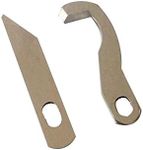 HONEYSEW 2pc Set Serger Knife Overlock Blade - Upper and Lower for Brother 925D 929D 1034D