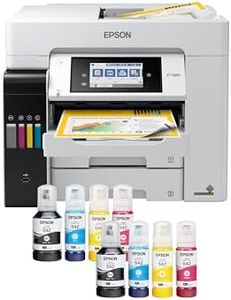 Epson EcoTank Pro ET-5880 Wireless Color All-in-One Supertank Printer with Scanner, Copier, Fax, Ethernet and PCL/Postscript, White