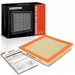 A-Premium Engine Air Filter Compatible with Ford Expedition, F-150, F-250 Super Duty, F-350 Super Duty, F-450 Super Duty & Lincoln Navigator, 2007-2023, 2.7L 3.0L 3.5L, Replace# CA10262, 7C3Z9601A