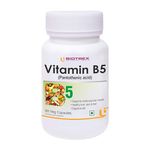 Biotrex Nutraceuticals Vitamin B5 (Pantothenic acid) Supplement, 100% RDA Approved, For Energy & Metabolism, 60 Veg Capsules