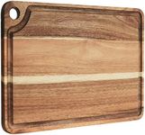 AZRHOM Large Acacia Wood Cutting Bo