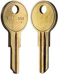 Generic Husky Lock Key, 2 Brass B04