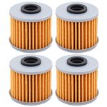 HouYeen 4Pcs Engine Oil Filter for Honda CB125F 2021-Up Motorcycles