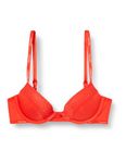 Calvin Klein Women Push-Up Plunge Bra with Underwire, Multicolor (Poppy Red), 32A
