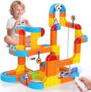 148PCS KlickRail Train Set for Kids: Remote Control Electric Train Set