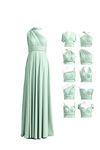 72styles Infinity Dress Bandeau,Convertible Dress,Bridesmaid Dress,Multi-Way Dress (Long Plus Size, Sage)