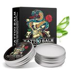 Tattoo Aftercare Butter Cream, 1.06 oz Natural Organic Moisturizer Healing Color Enhance No-Petroleum Lotion Promotes Ink Protects Safe Old New Tattoo Balm for Daily Maintenance(30g)