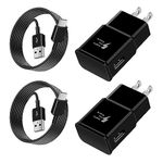 Type C Charger for Samsung Fast Phone Charger, 2-Pack Adaptive Android Charger with USB Type C Fast Charging Cord for Samsung Galaxy S22/S22 Plus/ S21/S21 Ultra/S20/S8/S9/S9 Plus/S10/S10e/Note 8/9/A13