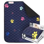 Luftpets Reusable Pee Pads for Dogs - 18"x24" 4-Pack, Fast-Drying, Waterproof & Washable Puppy Pads, Great for Whelping, Potty Training, Protecting Furniture & Keeping Paws Dry