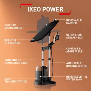 Tefal IXEO Power Garment Steamer – Black