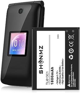 SHENMZ TLi013C1 Battery, (2024 New Version) Ultra High Capacity Replacement Battery for Alcatel One Touch Go Flip Phone 4051S 4044W 4044T 4044O 4044V Li-ion Battery