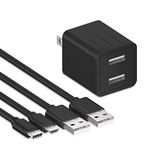 10W Fast Charger 10FT Extra Long USB Type C&Micro USB Cables Compatible with Kindle Fire HD 7 8 10 Kids/Kids Pro/Plus, Fire Max 11-13th Gen,Paperwhite 11th Gen,E-Reader/Voyage/Oasis/Kids Edition