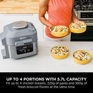 Ninja Speedi 10-in-1 Rapid Cooker & Air Fryer, 5.7L – Sea Salt Grey