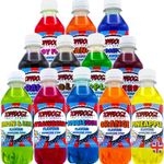 ToppDogz Slush Syrup|Snow Cone Syrup| Big Pack 12 x 250ml Top Classic Flavours|Slushie machines|slushy cups|Snow cone|shaved ice makers