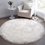 White Circle Rug