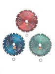 3pk-8"-HYPRID Triple Pack - (1) 20t Blue Hawk, (1) 44t Green Viper, (1) 56t Red Razor - RENEGADE BLADE® Carbide Brush Cutter Weed Eater Blades - 203mm