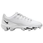 Nike Vapor Edge Shark Mens Football Cleat, White/Black-lt Smoke Grey, 10.5