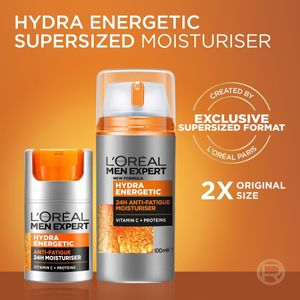 L'Oréal Men Expert Hydra Energetic Moisturiser – Anti-Fatigue, Vitamin C, 50ml