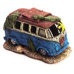 Camper Van Tourer Artificial Polyresin Aquarium Ornament Aquatic Model Decoration Fish Tank Marine Decor Ornaments