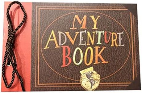 LINKEDWIN My Adventure Book Scrapbook, DIY Up Scrapbook, Kids Adventure Photo Album, 80 Pages, 11.6 x 7.5 inches