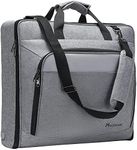 Modoker Suit Luggage Garment Bag with Shoulder Strap, Suit Carry on Bag Hanging Suitcase Garment Bags for Men Women Business Travel, Grey