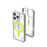 URBAN ARMOR GEAR UAG Designed for iPhone 16 Pro Case 6.3" Pathfinder Clear - Compatible with MagSafe Charging Rugged Shockproof Anti-Slip Military Grade Protective Cover, Active Neon