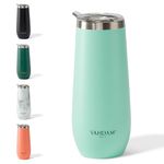 VAHDAM, Caper Stainless Steel Tumbler (270ml) Mint Green | Vacuum Insulated, Double Wall, Sweat-Proof Sipper with Lid for Hot and Cold Drinks | Coffee Mug