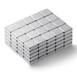 BTLIN Square Magnets Small, Strong Mini Neodymium Magnet for Fridge Whiteboard NoticeBoard Office Crafts, 5mm x 5mm x 2mm 100 Pcs