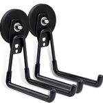 MAGXCENE Strong Garage Magnetic Hooks Heavy Duty, 2.59" Storage Utility Magnet Hooks with Anti-Slip Coating for Indoor Outdoor Hanging, Extra Long Hooks for Tools Cordless Drills Metal Cabinets