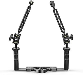 Seafrogs Underwater Camera Handle Tray, Photography Bracket, Lightweight Aluminum Tray/Grip for Underwater Camera Housing (TS-6)