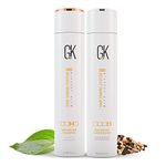 GK HAIR Global Keratin Balancing Shampoo and Conditioner Sets (300ml/10.1 Fl Oz) For Oily & Color Treated Hair Deep Cleansing Ideal for Over-Processed and Environmentally Stressed Hair