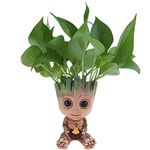 SLOCME Baby Groot Flower Pot - Guardians of The Galaxy Groot for Pen Holder、Desk Ornament、Plants Pot with Drainage Hole