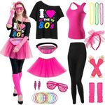 Watlie 80s Costumes for Women 80s O