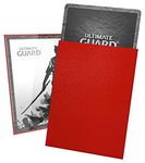 Ultimate Guard - Katana Sleeves - Red (100) [Standard Size, 66 x 91mm]