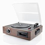 mbeat Wooden 2-in-1 USB Turntable R