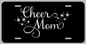 Cheer Mom Vanity Front License Plate Tag KCE350