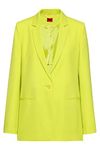 HUGO Womens Asella Blazer Bright Yellow L