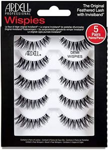 Ardell Demi Wispies Lot de 6 paires de faux cils Effet naturel Plume douce Volume moyen Longueur moyenne Sans cruauté envers les animaux