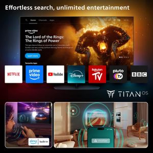 Philips Ambilight 55" 4K QLED Smart TV – Ultra HD, Dolby Atmos, Titan OS