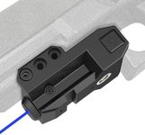 SOLOFISH Tactical Blue Laser Sight for Pistol Handgun, Low Profile Beams for Guns, Shockproof Sight Compatible with Glock 17 19, Beam: Class IIIA, <5mW